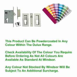 SLIDING DOOR LOCKS POWDERCOAT