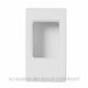 DOOR EDGE PULLS WHITE
