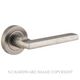 DOOR FURNITURE RUMBLED NICKEL