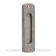 SLIDING DOOR HARDWARE RUMBLED NICKEL