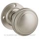 KNOB ON ROSE SATIN NICKEL