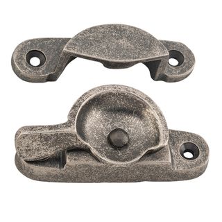 SASH WINDOW FASTENER RUMBLED NICKEL