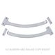 FANLIGHT STOPS SATIN CHROME