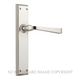 LEVER ON PLATE SATIN NICKEL