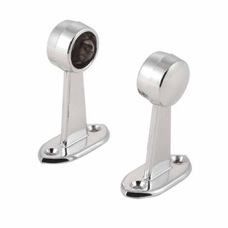 TOWEL RAIL BRACKETS CHROME PLATE