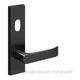 DOOR FURNITURE SATIN BLACK CHROME