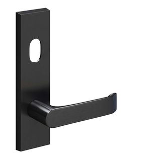 DOOR FURNITURE SATIN BLACK CHROME