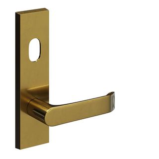 DOOR FURNITURE SATIN BRASS