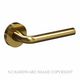 LEVER ON ROSE SATIN BRASS