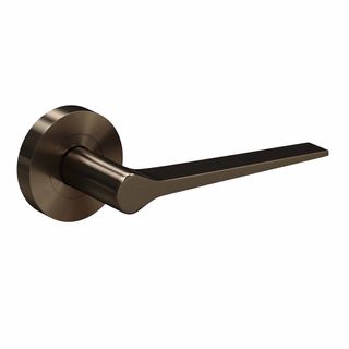 LEVER ON ROSE ANTIQUE BRONZE