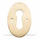 KEY HOLE ESCUTCHEONS SATIN BRASS