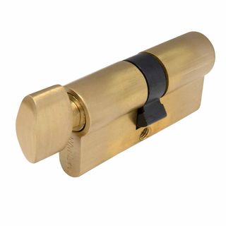 LOCK CYLINDERS SATIN BRASS