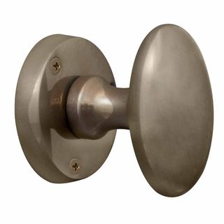 KNOB ON ROSE NATURAL BRONZE