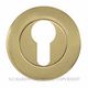 EURO CYLINDER ESCUTCHEONS UNLACQUERED BRASS