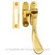 WINDOW HARDWARE UNLACQUERED BRASS