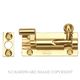 NECKED BOLTS UNLACQUERED BRASS