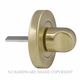 TURN KNOB ASSEMBLIES UNLACQUERED SATIN BRASS