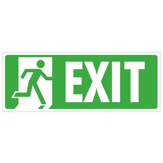 SIGNS EXIT - NO EXIT DIRECTIONAL