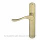 DOOR FURNITURE UNLACQUERED SATIN BRASS