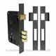 RESIDENTIAL MORTICE LOCKS DARK ROMAN BRASS