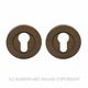 EURO CYLINDER ESCUTCHEONS COCOA BRONZE