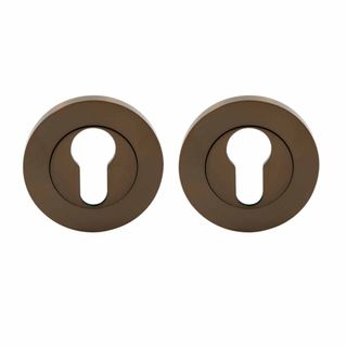 EURO CYLINDER ESCUTCHEONS COCOA BRONZE