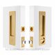 SLIDING DOOR LOCKS MATT SATIN BRASS