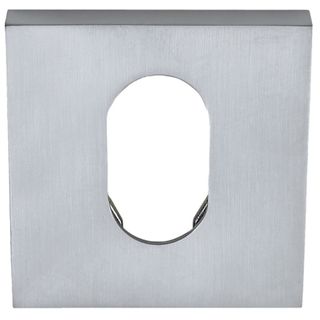 OVAL CYLINDER ESCUTCHEONS BRUSHED NICKEL