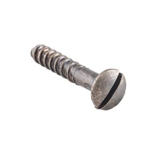 WOOD SCREWS RUMBLED NICKEL