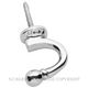 CURTAIN TIE BACK HOOKS CHROME PLATE