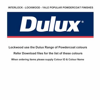 WINDOW FASTENERS POWDERCOAT