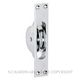 SASH PULLEY CHROME PLATE