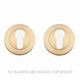 EURO CYLINDER ESCUTCHEONS BRUSHED GOLD