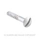 WOOD SCREWS SATIN CHROME