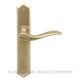 UNLACQUERED SATIN BRASS