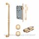 PULL HANDLE LOCK KITS BRUSHED BRASS