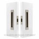 SLIDING DOOR PASSAGE SETS BRUSHED NICKEL