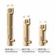 NECKED BOLTS SATIN BRASS