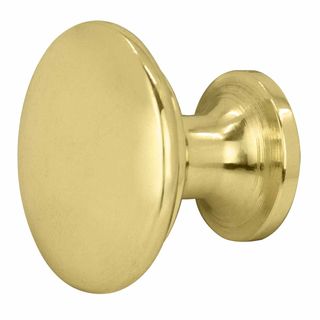 CABINET KNOBS UNLACQUERED BRASS