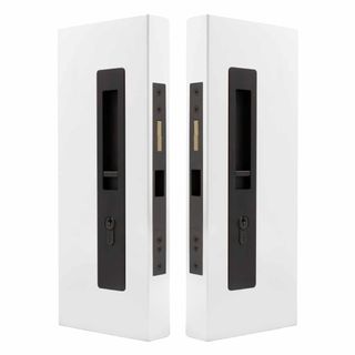 SLIDING DOOR LOCKSETS DARK ROMAN BRASS