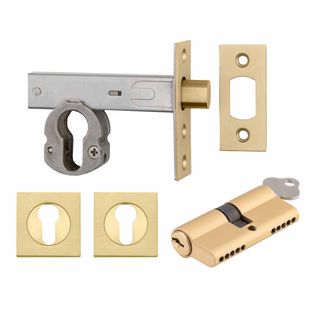 DEADBOLTS BRUSHED GOLD