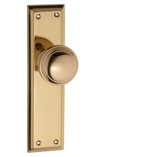 TRADCO MILTON KNOB POLISHED BRASS