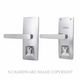 ENTRANCE LEVER LOCKSETS SATIN CHROME