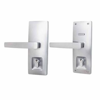 ENTRANCE LEVER LOCKSETS SATIN CHROME