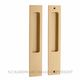 SLIDING DOOR HARDWARE BRUSHED BRASS