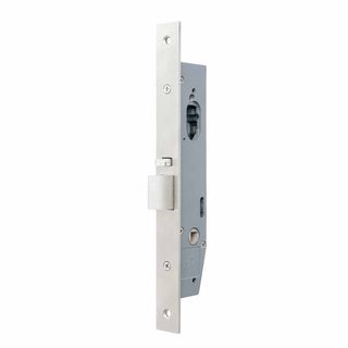 NARROW STYLE MORTICE LOCKS SATIN CHROME