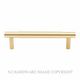 CABINET HANDLES MATT SATIN BRASS