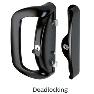 SLIDING DOOR LOCKS BLACK