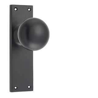 TRADCO VICTORIAN KNOB MATT BLACK