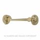 CABIN HOOKS UNLACQUERED SATIN BRASS